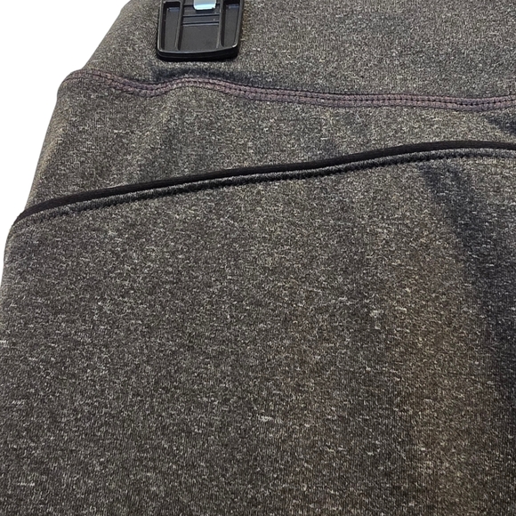 Fila Sport Wide Leg Track Workout Casual Leggings Grey with Black Stripe Detail - Picture 5 of 7